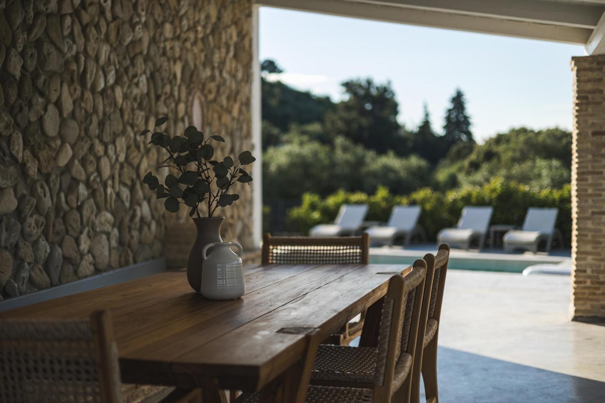Binios Villa - Private Pool, Walking Distance From The Beach Vasilikí Kültér fotó