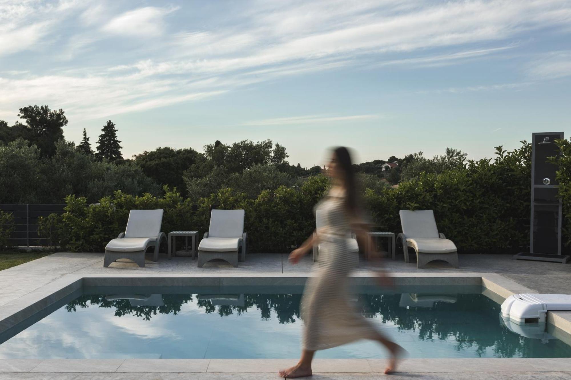 Binios Villa - Private Pool, Walking Distance From The Beach Vasilikí Kültér fotó