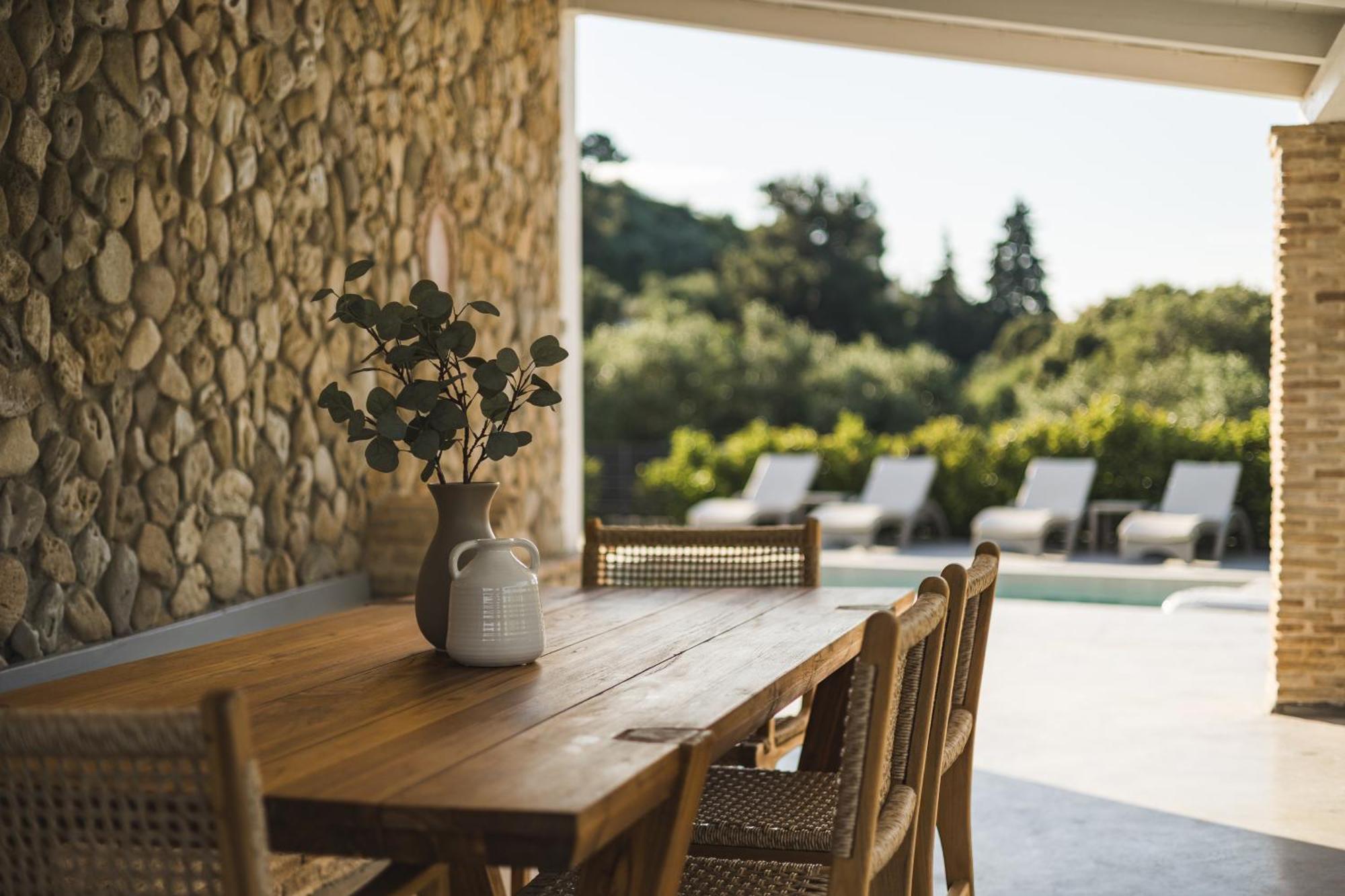 Binios Villa - Private Pool, Walking Distance From The Beach Vasilikí Kültér fotó